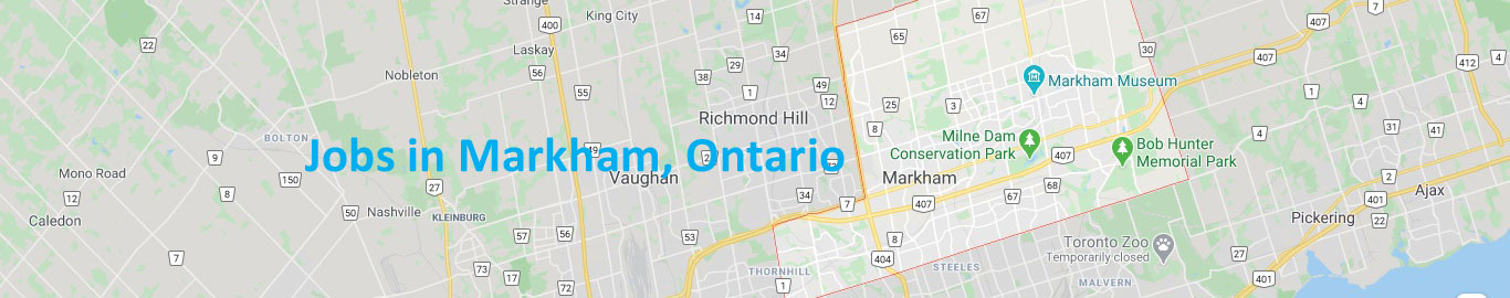 Jobs In Markham, Ontario - Apply to full time or part time jobs in Markham, Ontario. Employers, hire talents.